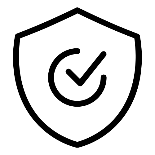 Black silhouette of a tree against a white background, symbolizing nature and growth.