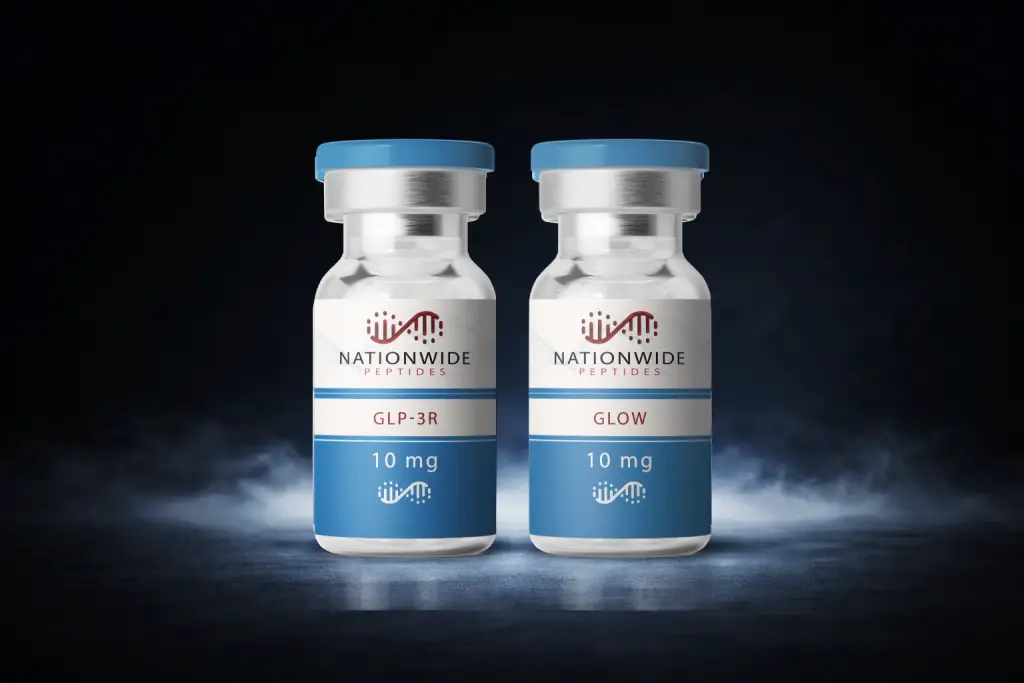 Research peptides laboratory analysis and peptide structure visualization