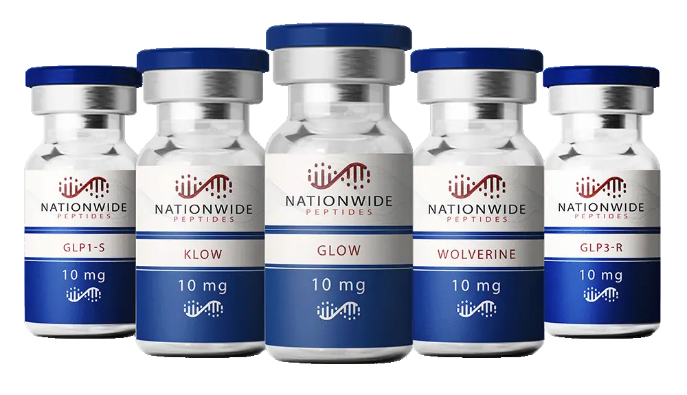 Peptides for muscle-growth research infographic